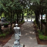 ひっそりと静かな公園････霧社の「抗日起義記念公園」