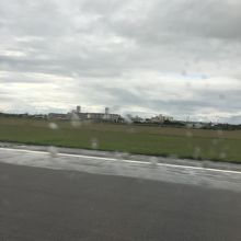 お世話になったペンション華が見えています。