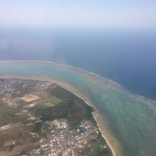 上空から見た美ぬ島石垣空港。