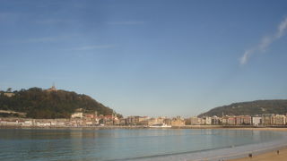 コンチャ湾の海岸