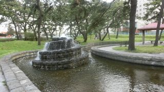 噴水があるだけ