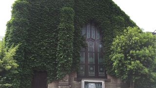 蔦のある歴史的建造物