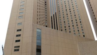 隣のハイアットリージェンシー東京とデザインも同じツインビル