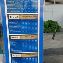 無料シャトルは４ルート