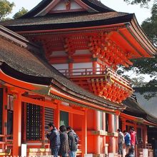 朱がとてもきれいです