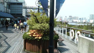 船の甲板のようなデッキもあります