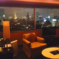 東京タワーの夜景が素晴らしい