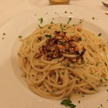 うにのスパゲッティ