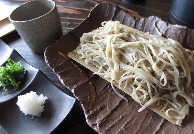 竹田城が見える 人気蕎麦店