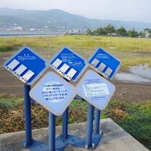 発電所の説明書きがありました。