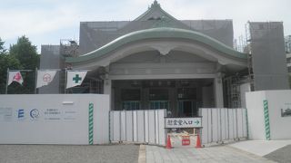 工事中だけど入ることができました