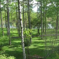 部屋の窓からの眺めです。