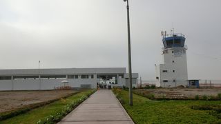 ナスカの地上絵見学によく利用する空港です。