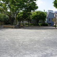 聖蹟公園として整備の本陣跡