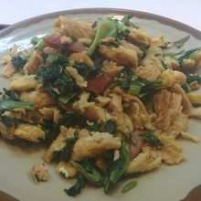 お麩の炒めです