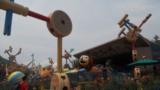 オリジナルのアトラクションがいっぱい