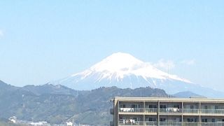 富士山を見ながら一休み