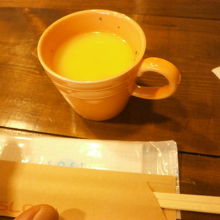 ランチのカップスープ