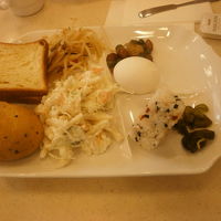 無料サービスの朝食（セルフ）