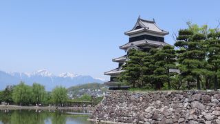 国宝の天守閣がある公園！