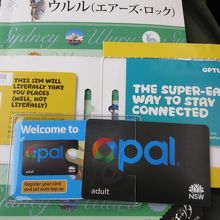 手前がOpalカード