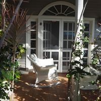 ラナイです。１階なので便利です。