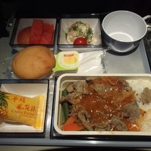 復路の機内食