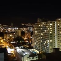 夜は山側の夜景も綺麗。