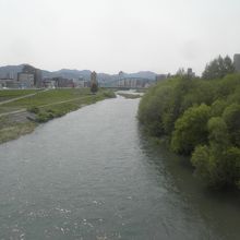 東橋から眺めた水穂橋