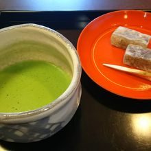 お抹茶とのセット