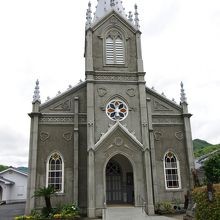 崎津天主堂の全景です。