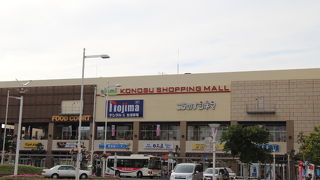 鴻巣駅直結のショッピングモール