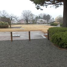 静寂さを取り戻した二の丸御殿跡。