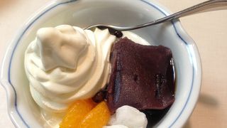 やっぱり白玉クリームあんみつ