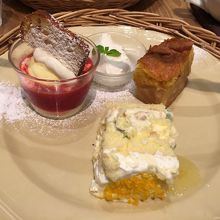 別日に頂いたアフタヌーンティー