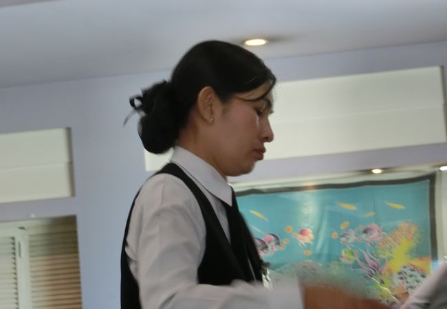 プーケット空港の上の階にあるタイ航空のレストラン