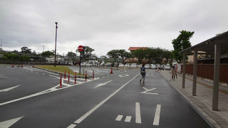 道の駅ってより、大社の駐車場