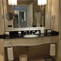 バスルームもラグジュアリーな雰囲気です。