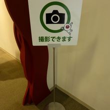 館内は撮影禁止ですが、一部撮影可能な所もありました