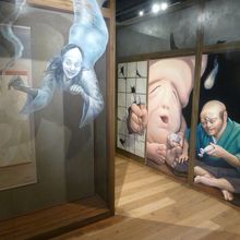 お化け屋敷でも面白い写真が撮れます