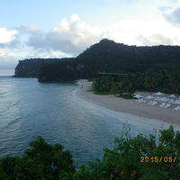 展望台からのビーチ