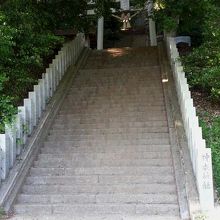 愛宕神社に行く階段