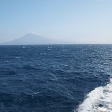 船上から見た利尻