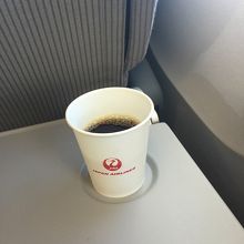 機内サービスのコーヒー