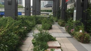 テラスが憩いの場