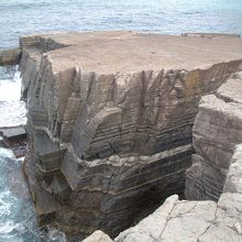 ホルンフェルスで撮影