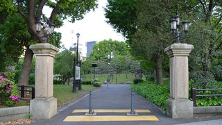 ドイツ式と日本式の融合した都市公園