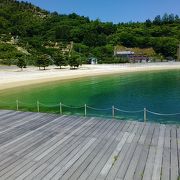 下蒲刈島の海水浴場です