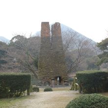 萩反射炉で撮影