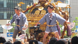 勇ましい祭りです